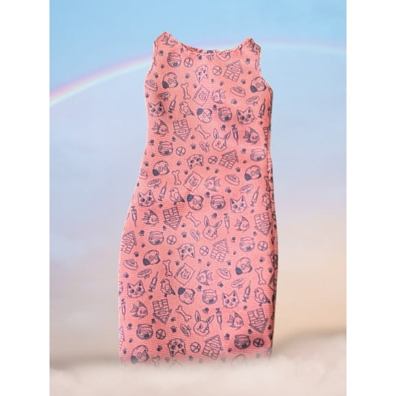 Fashionistas Pink Dress Doll Clothing