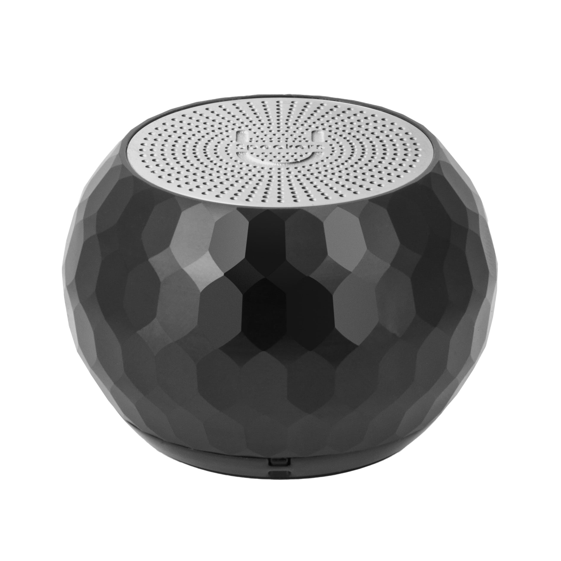 Fashionit U Speakers Mini Glam Portable Wireless Bluetooth Speaker with Magnetic Base, Mic & Selfie Remote Control – Ideal for Active Lifestyle, Travel, Home, & Office – Glam Black