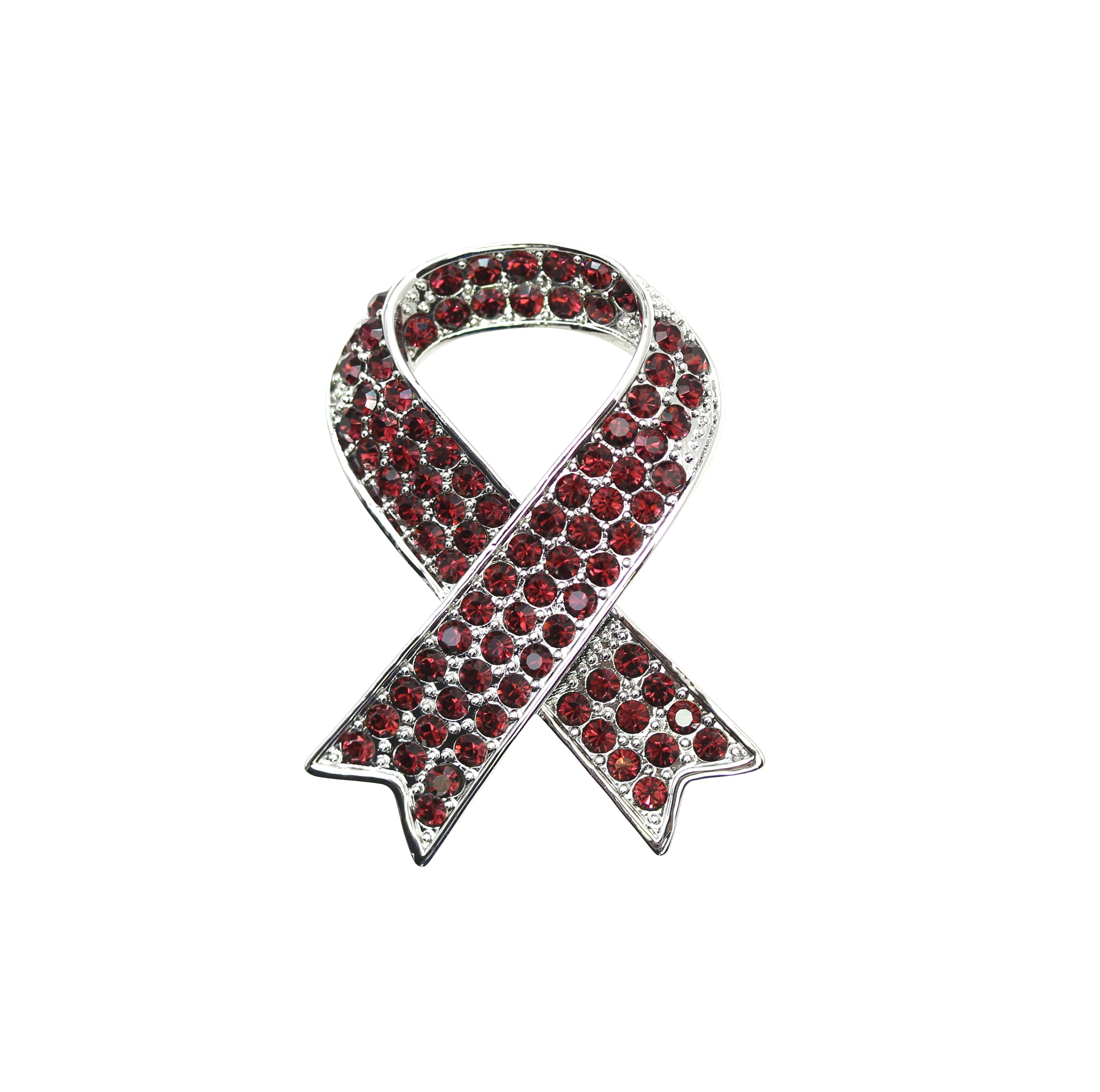 Burgundy Awareness Ribbon Pin