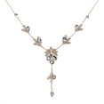 thumbnail image 1 of Faship Clear Crystal Necklace Earrings Set, 1 of 6