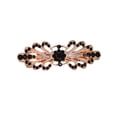 thumbnail image 1 of Faship Gorgeous Black Rhinestone Crystal Small Floral Hair Barrette Clip, 1 of 3
