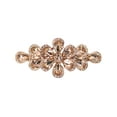 thumbnail image 1 of Faship Gorgeous Champagne Rhinestone Crystal Floral  Hair Barrette Clip, 1 of 5