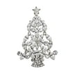 thumbnail image 1 of Faship Gorgeous  Clear Rhinestone Crystal Christmas Tree Pin Brooch, 1 of 3