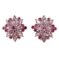 thumbnail image 1 of Faship Gorgeous Pink Crystal Clip Ons Earrings, 1 of 5