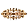 thumbnail image 1 of Faship Gorgeous Smoked Topaz Color Rhinestone Crystal Floral Hair Barrette Clip, 1 of 7