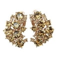 thumbnail image 1 of Faship Stunning Champagne Yellow Crystal Clip On Earrings, 1 of 4