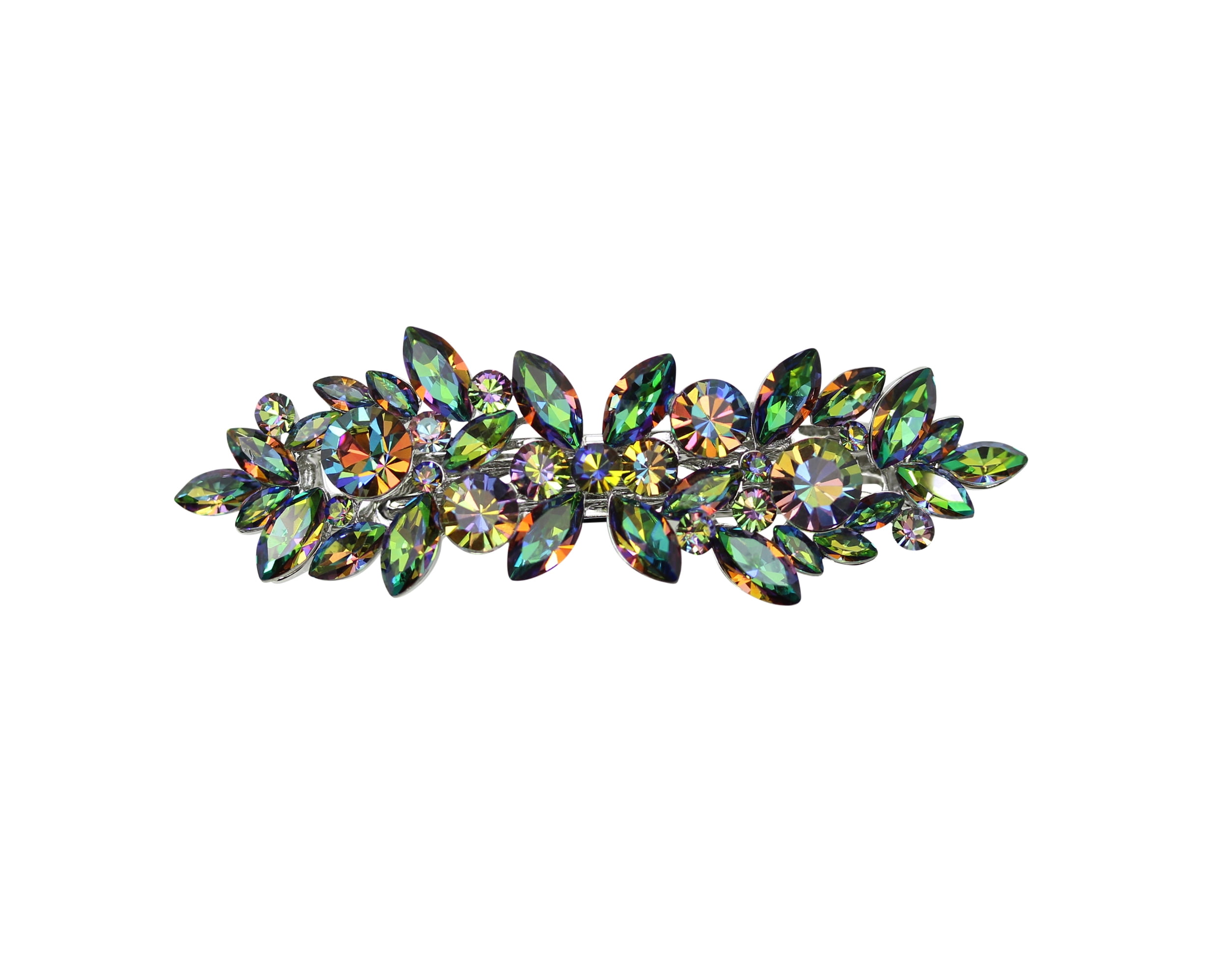 Faship Volcano Rainbow Multicolors Rhinestone Crystal Flower  display picture 2