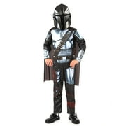 Fashix Mandalorian Costume Kids Boys Anime Cosplay Cosplay Halloween Cosplay Costume Clothing Children's Role Play Stage Clothing Cosplay Halloween Costume for Kids Boys Size L