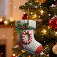 thumbnail image 1 of Fasiaou 1 Counts Personalized Acrylic Christmas Stocking Ornaments Letters Holiday Tree Decorations with Hanging Cord for Festive Home Decor and Gift Giving, 1 of 4