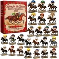 thumbnail image 1 of Fasiaou 1 Counts Running For Roses 2025 Advent Calendar Exclusive Miniature Racehorse Collectibles Kentucky Derby Christmas Countdown Gift for Racing Enthusiasts, 1 of 3
