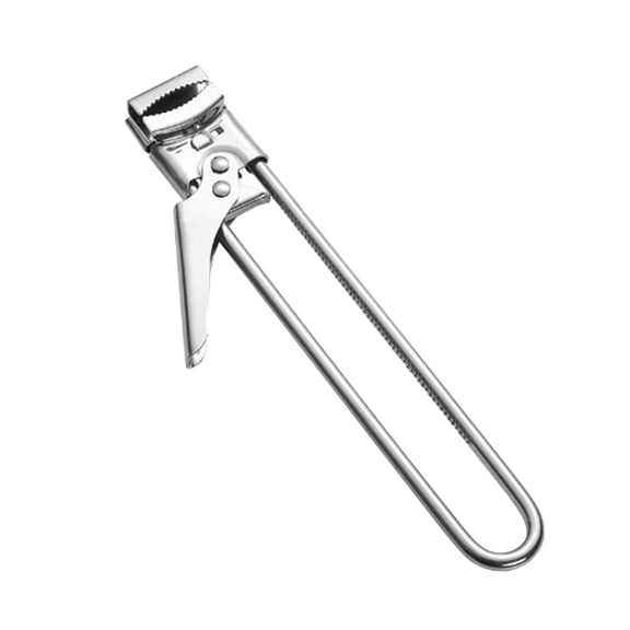 Fasiaou 1 Counts Stainless Steel Can Opener with Ergonomic Grip Adjustable 23cm Extension for Easy Opening Durable Kitchen Gadget for Home Use Food Prep Essentials