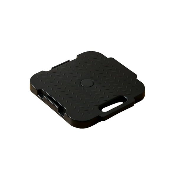 Fasiaou 12x12 Inch Movable Flatbed Cart with Universal Wheels, Splicable Transport Trolley for Heavy Items Flower Pots Appliances,Black