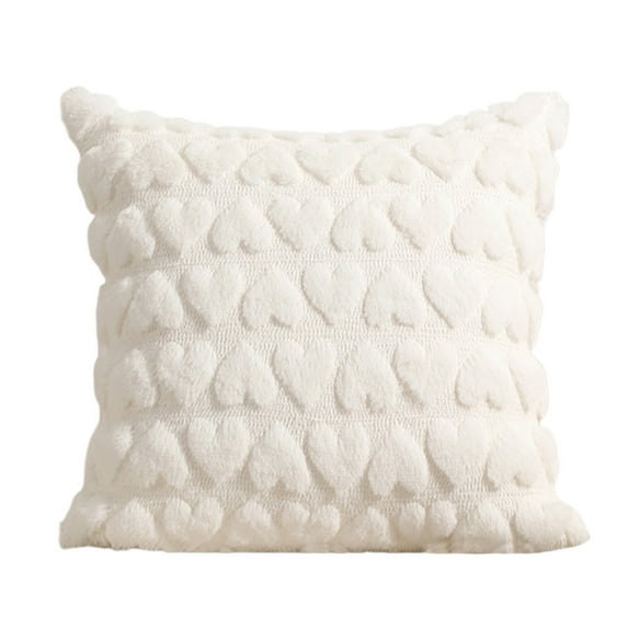 Fasiaou 18-Inch Decorative Throw Pillow with Soft Fabric and Hidden Zipper for Sofa and Bedroom Home Decor,Beige