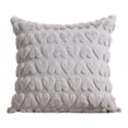thumbnail image 1 of Fasiaou 18-Inch Decorative Throw Pillow with Soft Fabric and Hidden Zipper for Sofa and Bedroom Home Decor,Gray, 1 of 6