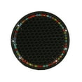 thumbnail image 1 of Fasiaou 1PC Car Cup Holder Coasters, 2.75 Inch Non-Slip Insert Water Bottle Holder Pads, Dustproof Automotive Interior Accessories Mat, Universal for Vehicles, Trucks, RVs and More（Black）, 1 of 5