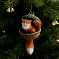thumbnail image 1 of Fasiaou 3 Counts 2D Acrylic Christmas Tree Ornaments Shatterproof Holiday Decoration with Ribbon Festive Round Baubles for Xmas Tree Decor Indoor Outdoor Party Supplies for Seasonal Home Decor, 1 of 6