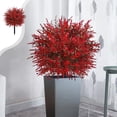 thumbnail image 1 of Fasiaou 3 Counts Realistic Outdoor Artificial Flowers Faux Silk Mums All Weather UV Resistant Plastic Decor for Porch Garden Patio Spring Summer Decorations, 1 of 6
