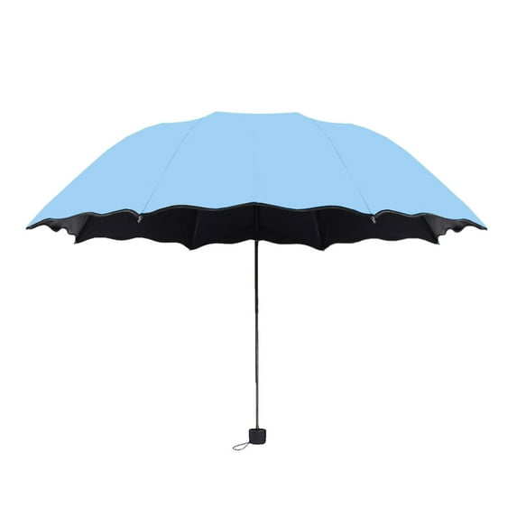 Fasiaou 46inch 50+ Sun Umbrella UV Protection UV Umbrella Parasol Umbrella for SunTravel Compact Umbrella for Rain Sun Waterproof And Wind Resistant Sun Blocking Umbrella