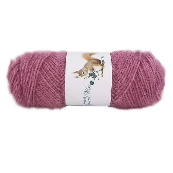 Fasiaou 75g/Skein Mohair Yarn for Knitting,Soft Mohair Long Angora Wool Yarn for DIY Scarf Crochet Thread Supplies (One Skein) Mothers Day Gifts for Mom