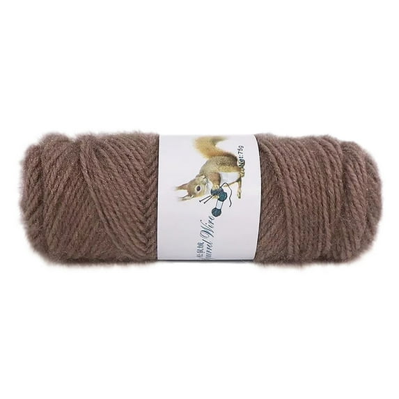 Fasiaou 75g/Skein Mohair Yarn for Knitting,Soft Mohair Long Angora Wool Yarn for DIY Scarf Crochet Thread Supplies (One Skein) Mothers Day Gifts for Mom