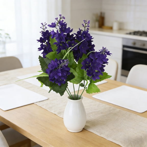 Fasiaou Artificial Hyacinth Flowers Bouquet Realistic Floral Arrangements for Wedding Home Decor Spring Party Centerpiece Decorations
