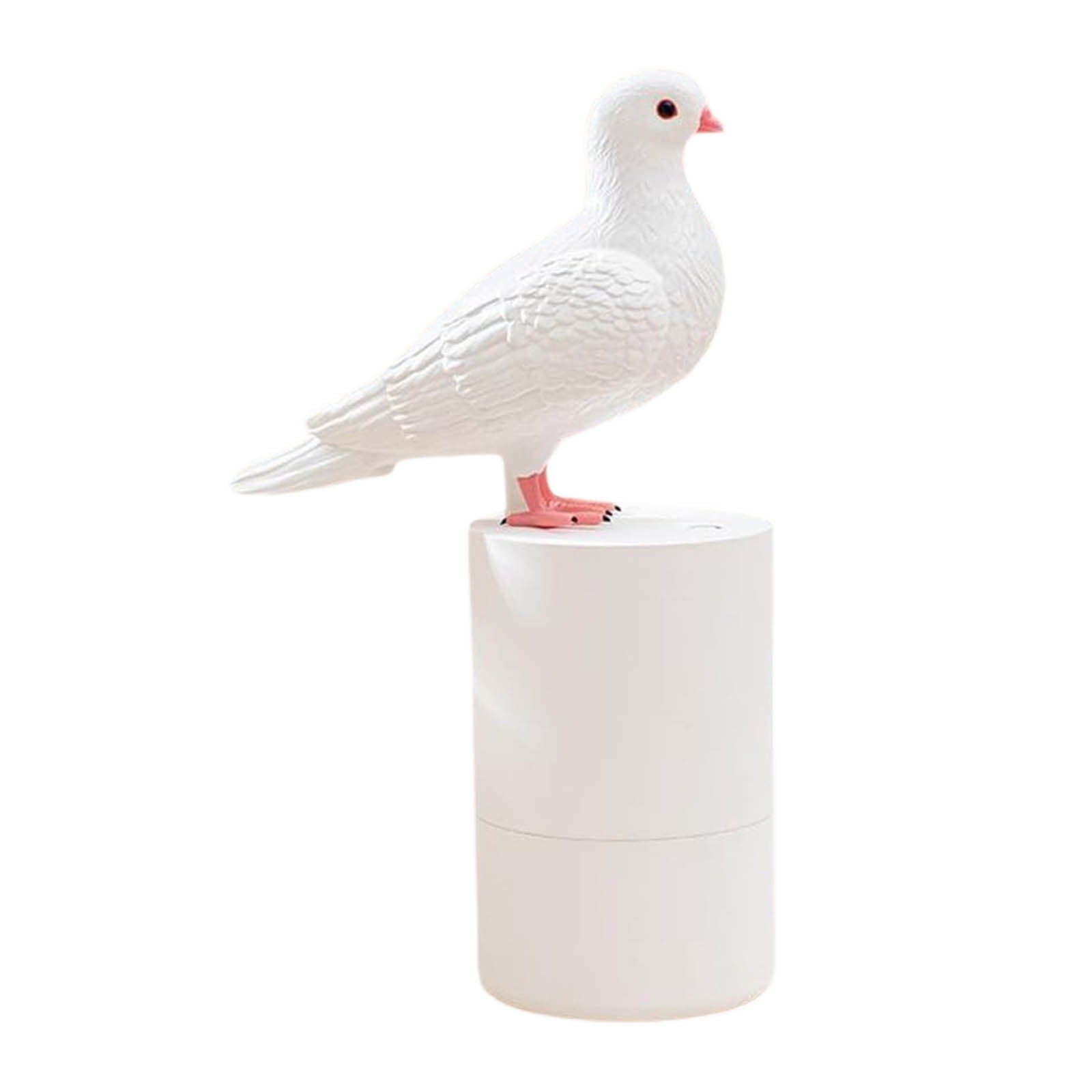 Fasiaou Bird of Peace Foam Soap Dispenser - Funny Pigeon Poop Induction Hand Washer Automatic Touchless Soap Dispenser for Kitchen & Bathroom,White