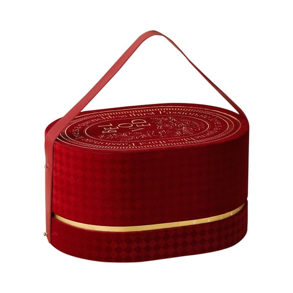 Fasiaou Christmas Gift Boxes Red Assorted Gift Square Boxes with Lids Velvet Gifts Box Birthday Gifts Box with Ribbon for Festival Christmas Birthday Weddings,Wine