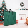 thumbnail image 1 of Fasiaou Christmas Wreath Storage Container, Hard Shell Wreath Storage Bag with Inner Pocket, Sturdy Handles and Zippers, 600D Oxford Holiday Ornament Wreath,Green, 1 of 7