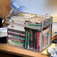 thumbnail image 1 of Fasiaou Clear Storage Box with Zipper Large Capacity Organizer for Home Closet Organization Waterproof Foldable Plastic Bins, 1 of 5