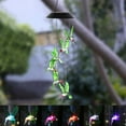 thumbnail image 1 of Fasiaou Color Changing LED Solar Wind Chime, Hummingbird Garden Lighting with Solar Panel, Outdoor Decoration,As Show, 1 of 9