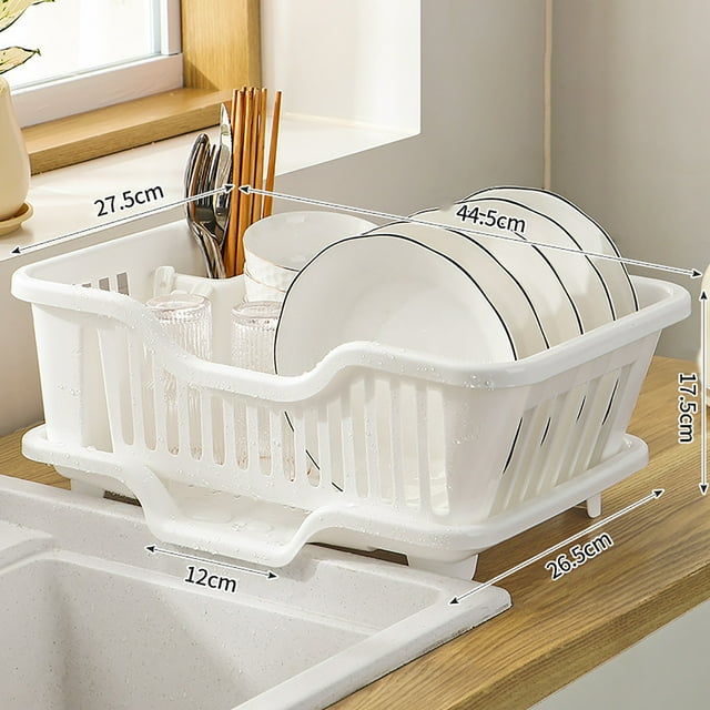 HOE&ap;I Silverware Drying Basket, Kitchen Sink Utensil Holder