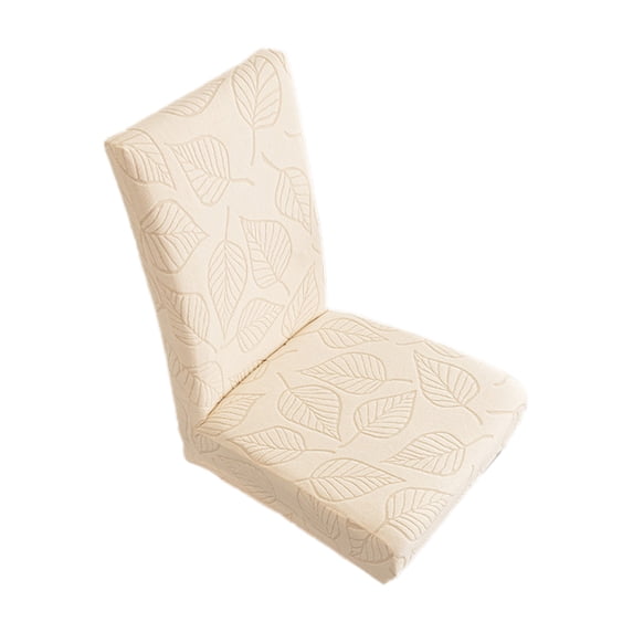 Fasiaou Elastic Washable Chair Slipcovers in Nylon Spandex Material for Dining Room Seat Protectors and Wedding Event Decoration,White