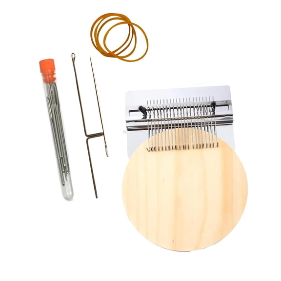 Fasiaou Knit Patch Maker 2.0 Kit, Quick Fabric Repair Tool for Beginners, Complete Weaving with Needles, Portable Sewing Kit for Mending Clothes, Bags, and DIY Crafts