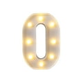 thumbnail image 1 of Fasiaou LED Marquee Letter Lights Sign, Light Up Alphabet Letter for Home Party Wedding Decoration O, 1 of 6