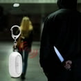 thumbnail image 1 of Fasiaou LED Personal Safety Alarm– Travel Safe Waterproof – Gift for Women College Girls – Self Defense Keychain – Extra Loud Siren–Strobe Light–Cute Key Chains Protection (White), 1 of 6