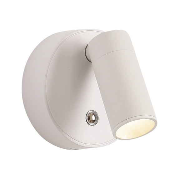 Fasiaou Matte Black Adjustable Wall Sconce 360 Rotatable LED Modern Indoor Light for Bedroom Living Room Hallway Reading Lighting Hardwired