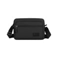 thumbnail image 1 of Fasiaou Men's Corduroy Crossbody Chest Bag with Adjustable Strap for Hiking Travel and Outdoor Sports As A Multipurpose Lightweight Daypack,Black, 1 of 6