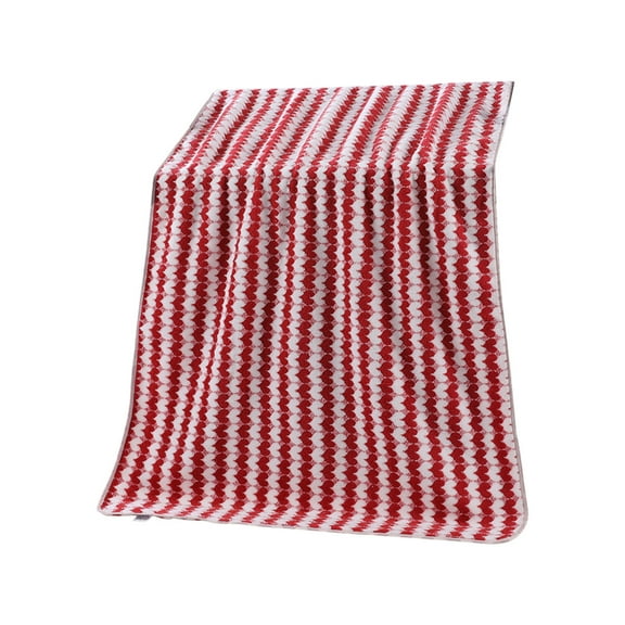 Fasiaou Microfiber Bath Towels Large Waffle Bath Towels for Body, Highly Absorbent, Super Soft, Lint Free Fluffy Shower Towel for Bathroom, Gym, Lightweight Towel,Red