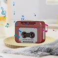 thumbnail image 1 of Fasiaou Mini Tape Recorder Keychain, Plastic Recordable Retro Mini Cassette Tape Player Keychain with Music for Backpacks, Handbags, Cassette Recorder,Red, 1 of 6