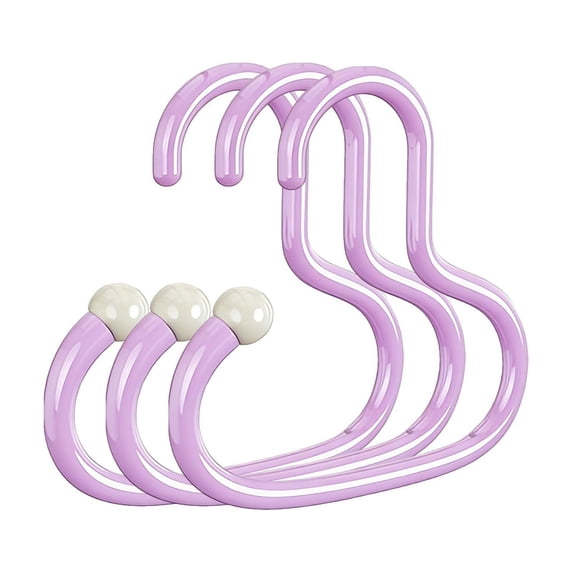 Fasiaou Multi-Functional Space-Saving Hat & Scarf Hanger - Non-Slip PVC Coated Clothes Rack Organizer for Closet, Wall, Balcony - Durable & Versatile Hanger for Hats, Ties, Scarves, Delicate Fabrics