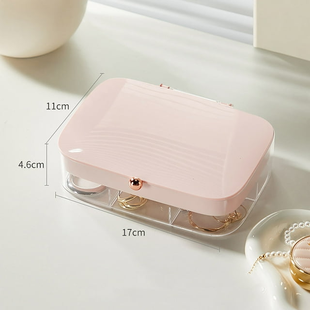 Fasiaou Multi Layer Jewelry Storage Box Multi Compartment Large