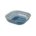 thumbnail image 1 of Fasiaou Nut and Candy Serving Tray, Divided Snack Serving Bowls, Plastic Compartment Appetizer Food Display Dish Platter with Lid Tray and Handle for Fruit Dessert Nuts Snacks Candy,Blue, 1 of 6