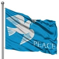 thumbnail image 1 of Fasiaou Peace Flag Peace Dove Flags Banner for Outdoor Celebrations Home Garden Porch Party Decoration Flags with Sturdy Grommets Precision,E, 1 of 4