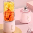 thumbnail image 1 of Fasiaou Portable Blender with USB Rechargeable Personal Mixer - Mini Blender for Fruit Smoothies and Milkshakes, 6 Blades in 3D, Handheld Blender for Travel, Gym, Outdoor Sport, 1 of 9