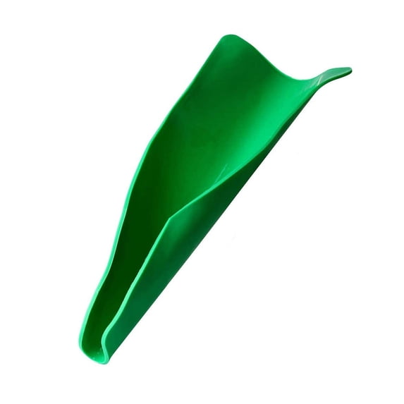 Fasiaou Reused Flexible Foldable Oil Funnel, Multi-Purpose Form a Funnels for Automotive Use, Easy to Clean Small Wide Mouth Funnel for Oil Drain, Available in Green,A
