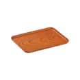 thumbnail image 1 of Fasiaou Serving Tray, Rectangle Non-Slip Tea Coffee Snack Plate, Food Meals Serving Tray with Raised Edges for Home Kitchen Restaurant,Brown, 1 of 6