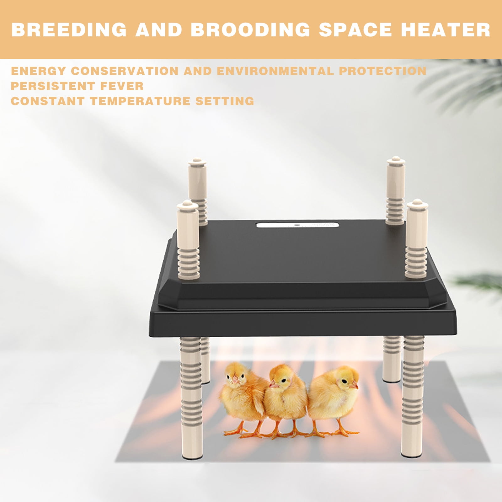 Fasiaou Smart Chicken Coop Heater,10*10inch Chick Brooder Heating Plate ...