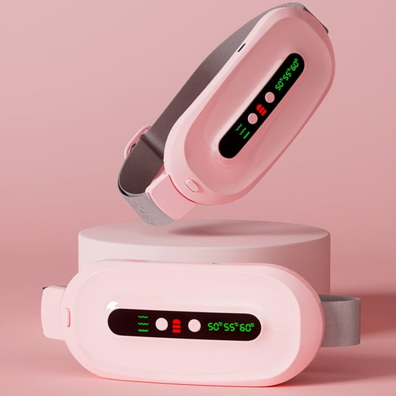 Fasiaou Smart Heating And Vibration Massage Belt For Menstrual Relief Wireless Charging Adjustable Portable Warm Care For Women's Health And Comfort, Home Essentials