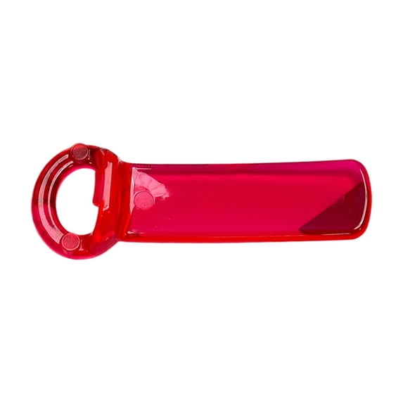 Fasiaou Soda Can Opener, Manual Easy Tab Opener and Drink Protector for Coke, Beer, Soda, Aluminum Beverage, Colorful Tab Opener for Cans, Dust-Proof,Red
