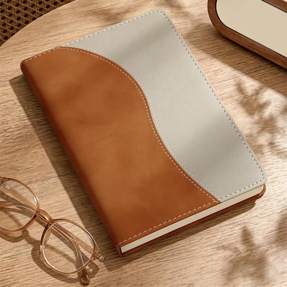 Fasiaou Soft Texture Fuzzy Notebook Gradient Design Lined Journals 80 Sheets Writing Pad, Business Office Work Supplies A5 Planner for Daily Notes Meeting Minutes